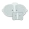 Veridian Healthcare TENs Replacement Pads for 22-035 (1-Small pad, 1-Large pad) 22-045 - alternate 1